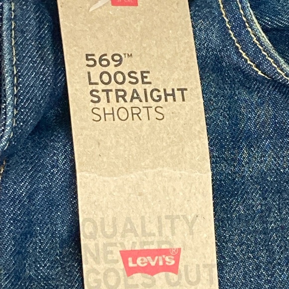 Levi's Men's 569 Loose Straight Denim Shorts W 32 L 23” - Picture 4 of 10